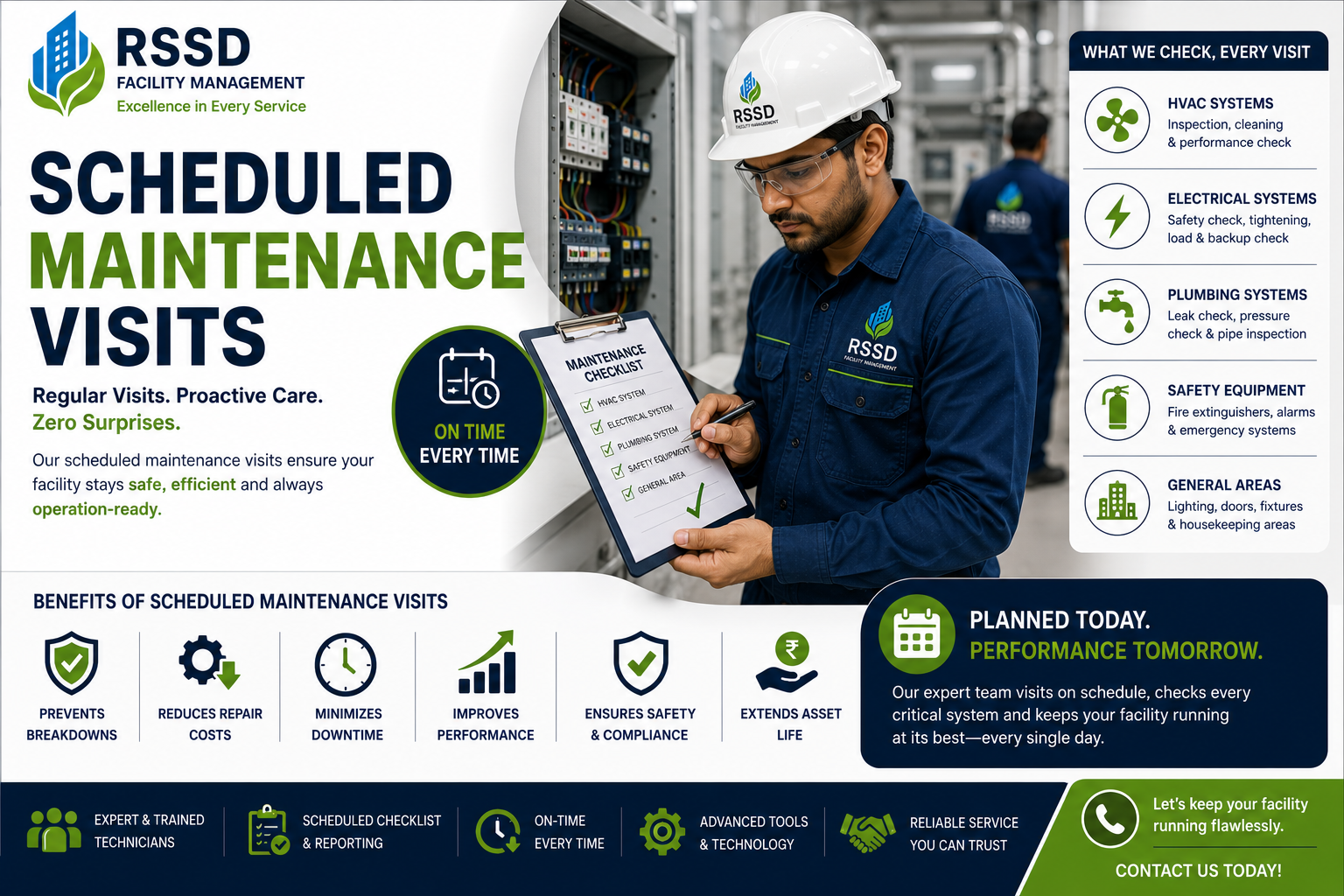 Scheduled Maintenance Visits