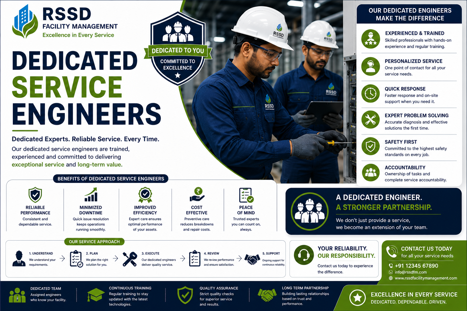 Dedicated Service Engineers