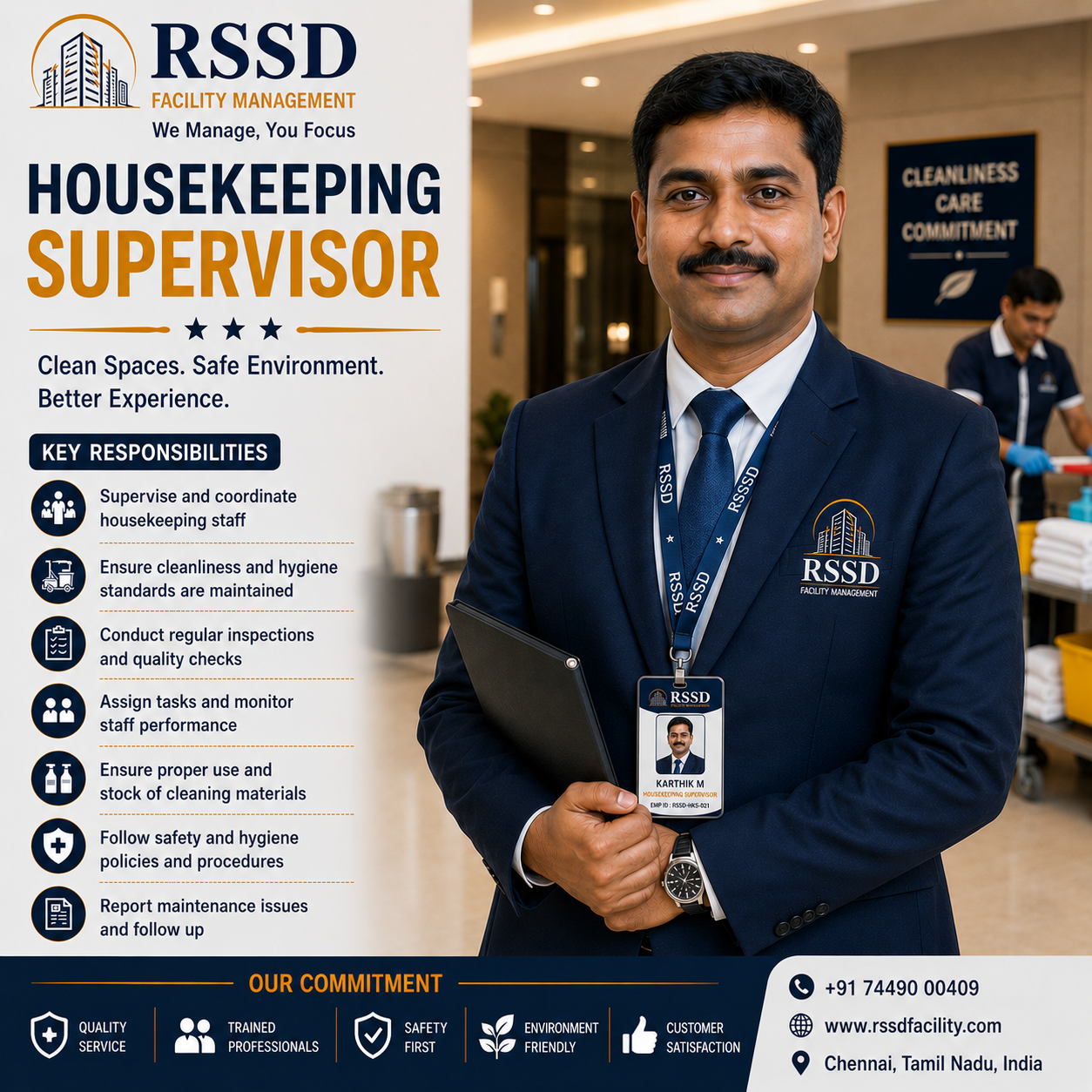 Housekeeping Supervisors
