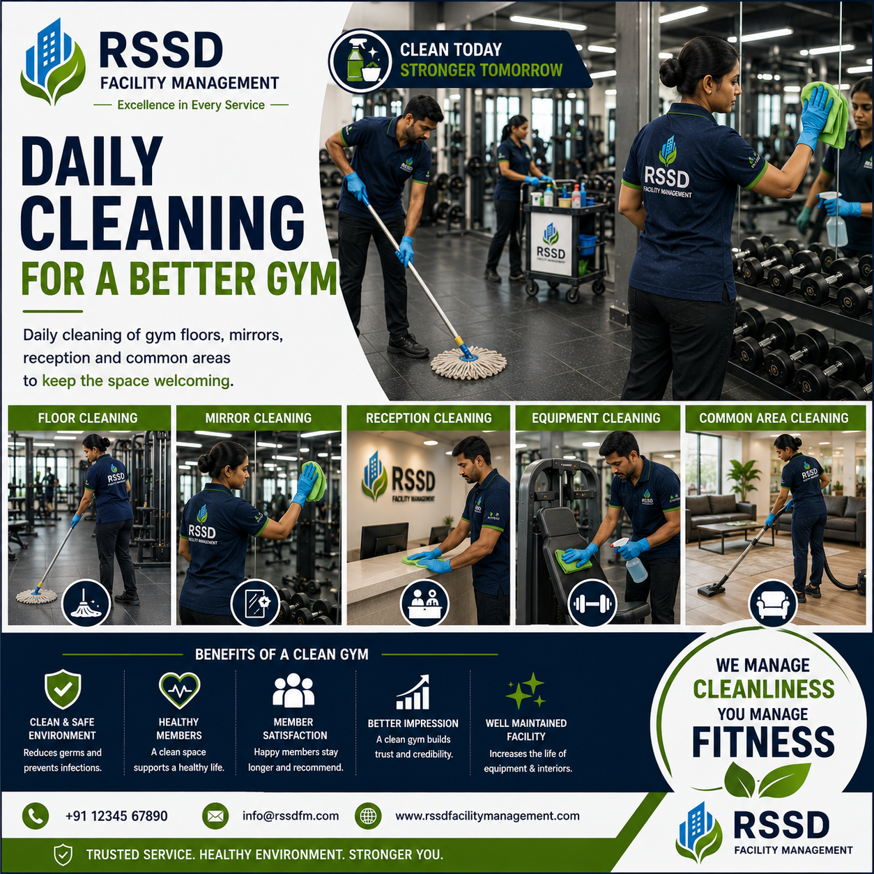 Daily Gym Housekeeping